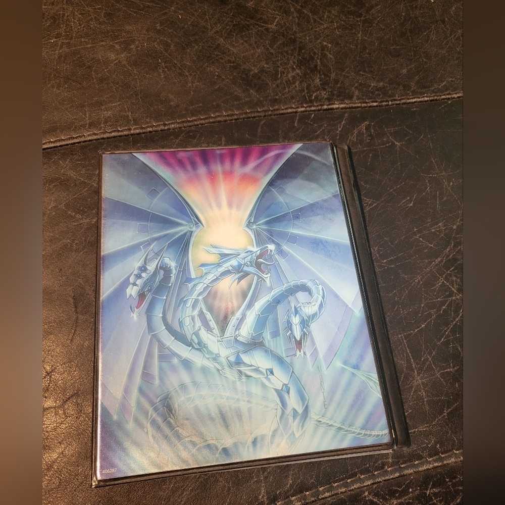 Ultra Pro Blue Diamond Dragon Monte (Let's Duel) 4 Pocket Portfolio Binder